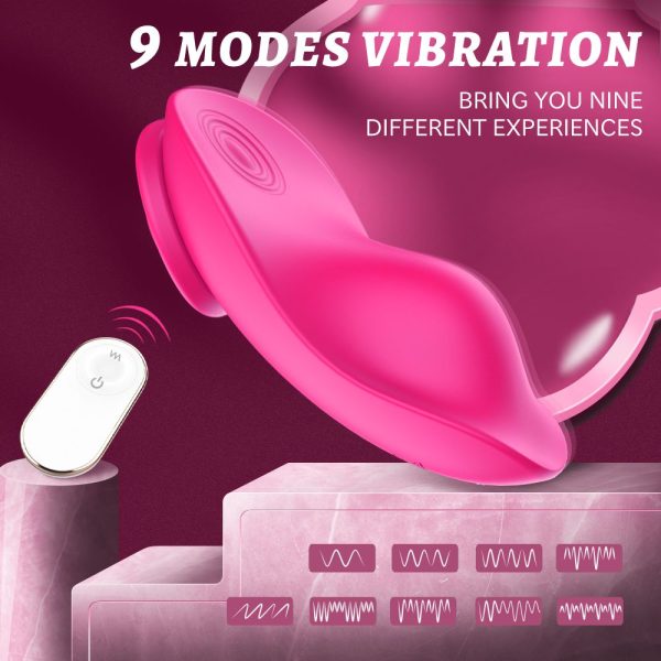 Magnetic suction wearable vibrating massager for underwear,remotely controlled outdoors, providing vibration massage around the external genitals - Image 2