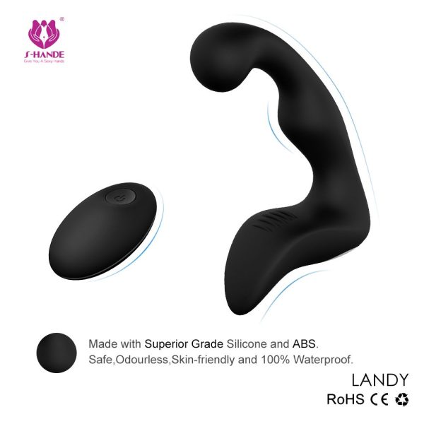 Dual stimulation vibrating wand, soft and bendable at the tip, remote control, unisex - Image 2