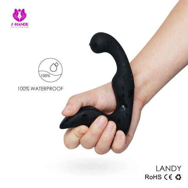 Dual stimulation vibrating wand, soft and bendable at the tip, remote control, unisex - Image 3