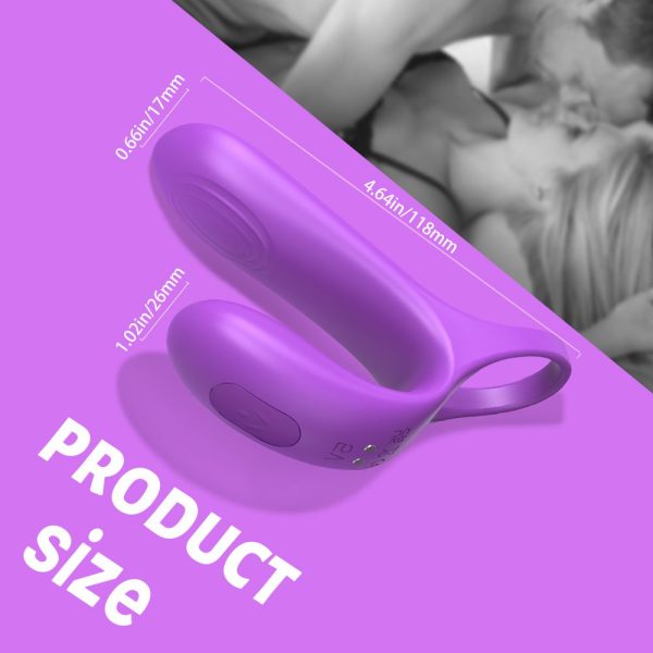 Husband and wife share locking rings, Remote control, wearable on fingers for thrusting massage, stimulates the G-spot - Image 2